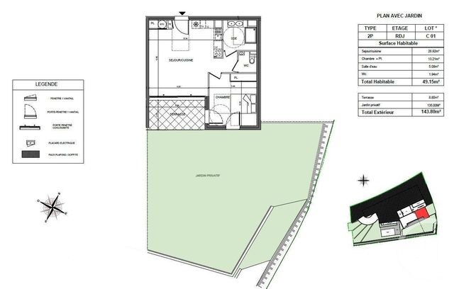 Appartement F2 à vendre - 2 pièces - 49.15 m2 - BEAUSOLEIL - 06 - PROVENCE-ALPES-COTE-D-AZUR - Century 21 Lafage Transactions Appartement F2 à vendre - 2 pièces - 49.15 m2 - BEAUSOLEIL - 06 - PROVENCE-ALPES-COTE-D-AZUR - Century 21 Lafage Transactions