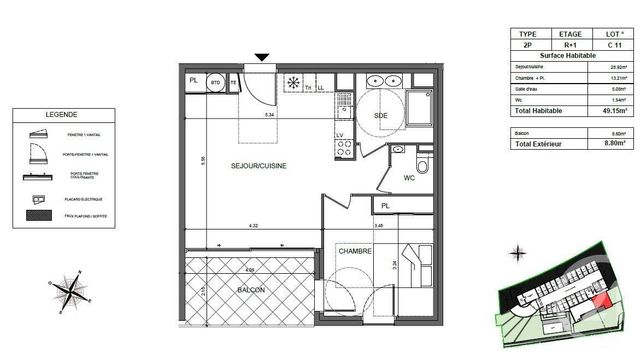 Appartement F2 à vendre - 2 pièces - 49.15 m2 - BEAUSOLEIL - 06 - PROVENCE-ALPES-COTE-D-AZUR - Century 21 Lafage Transactions Appartement F2 à vendre - 2 pièces - 49.15 m2 - BEAUSOLEIL - 06 - PROVENCE-ALPES-COTE-D-AZUR - Century 21 Lafage Transactions