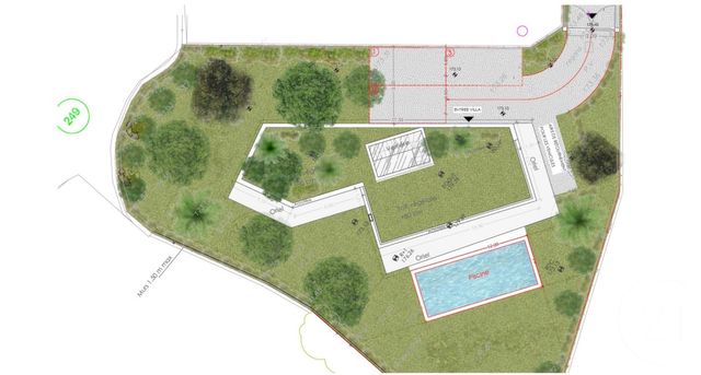 terrain à vendre - 1086.0 m2 - NICE - 06 - PROVENCE-ALPES-COTE-D-AZUR - Century 21 Lafage Transactions