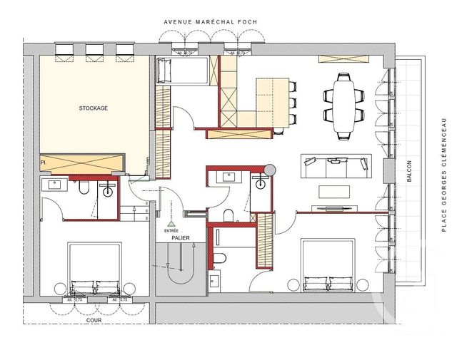 Appartement F4 à vendre - 4 pièces - 98.13 m2 - BEAULIEU SUR MER - 06 - PROVENCE-ALPES-COTE-D-AZUR - Century 21 Lafage Transactions